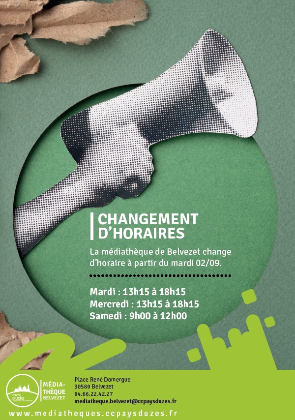 Les nouveaux horaires de la médiathèque