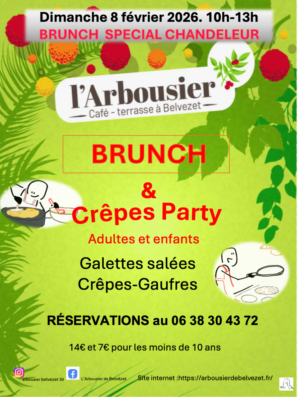 Brunch à l’arbousier (8 février)